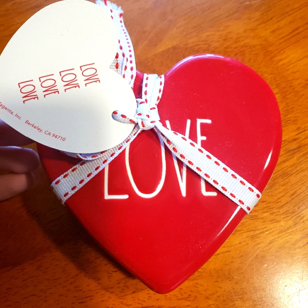 Rae Dunn Heart Shaped Coasters